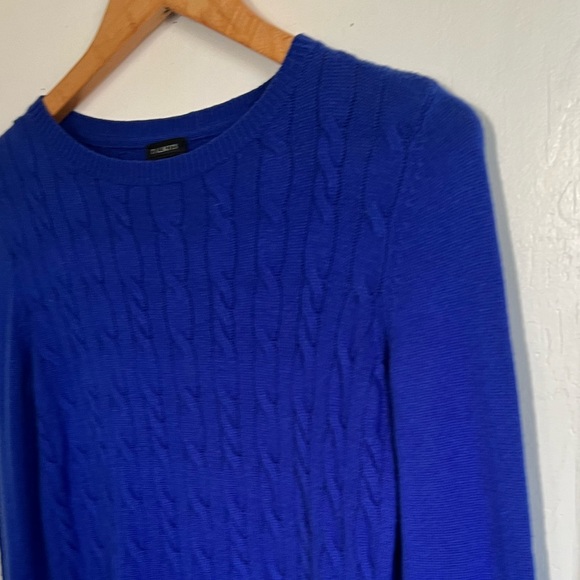 Talbots Button Cuff Cable Knit Sweater 💙 - Picture 3 of 6
